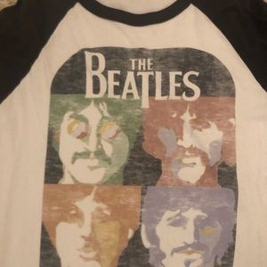 Beatles Baseball Tee Shirt